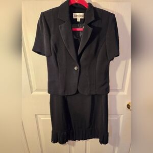 Danny & Nicole Dark Navy Blazer and Dress Set